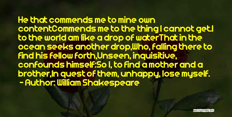 Water Drop Quotes By William Shakespeare