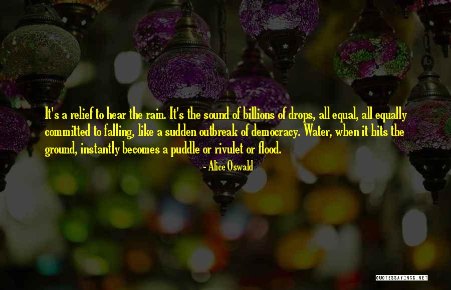 Water Drops Quotes By Alice Oswald