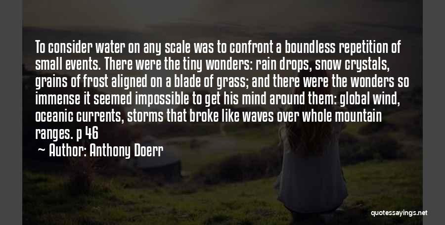 Water Drops Quotes By Anthony Doerr