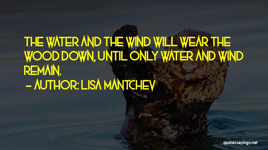 Water Erosion Quotes By Lisa Mantchev