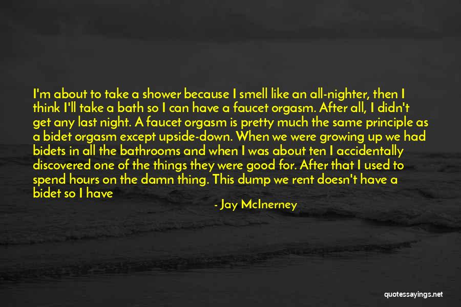 Water Faucet Quotes By Jay McInerney Water Faucet Quotes By Jay McInerney