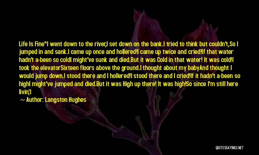 Water For Life Quotes By Langston Hughes