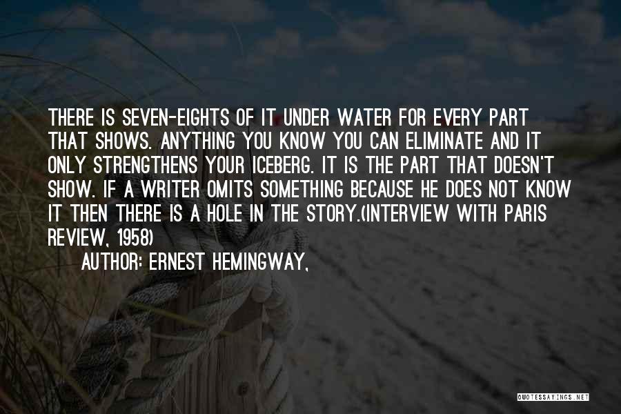 Water Hole Quotes By Ernest Hemingway,