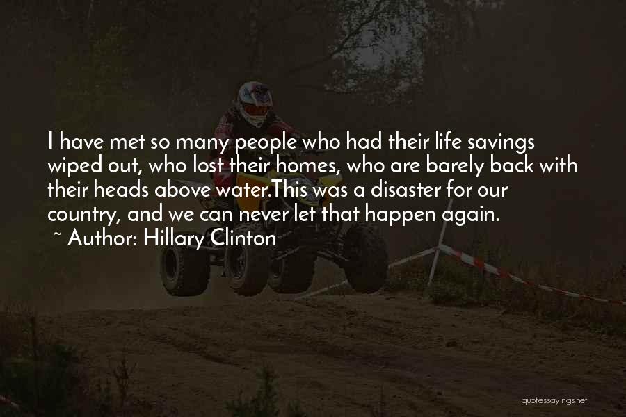 Water Home Quotes By Hillary Clinton