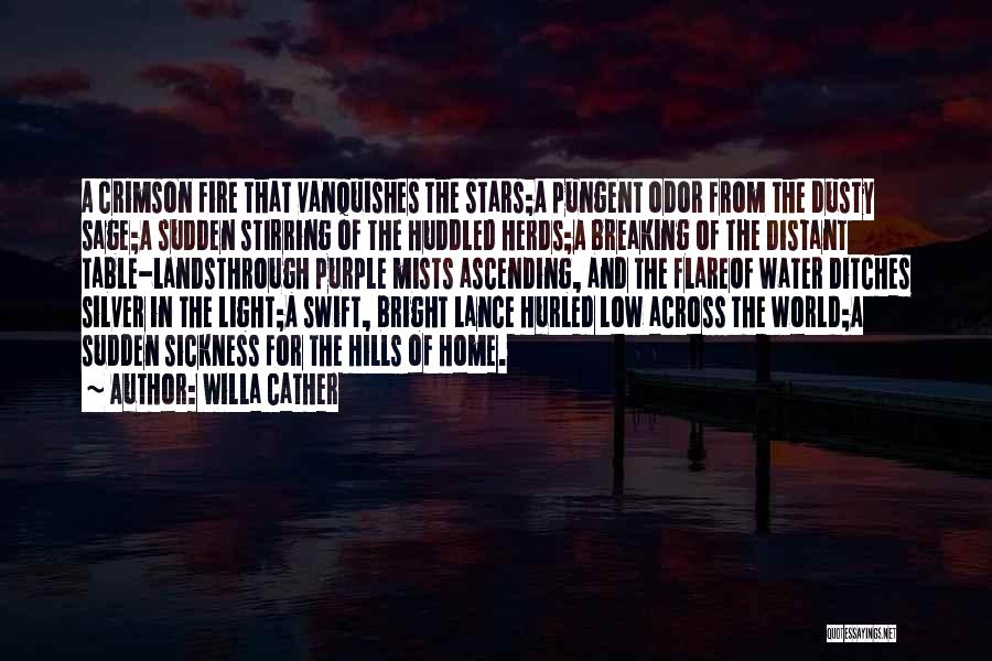Water Home Quotes By Willa Cather