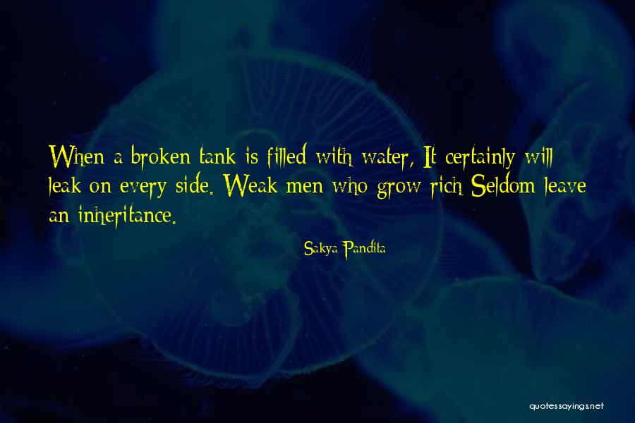 Water Leak Quotes By Sakya Pandita