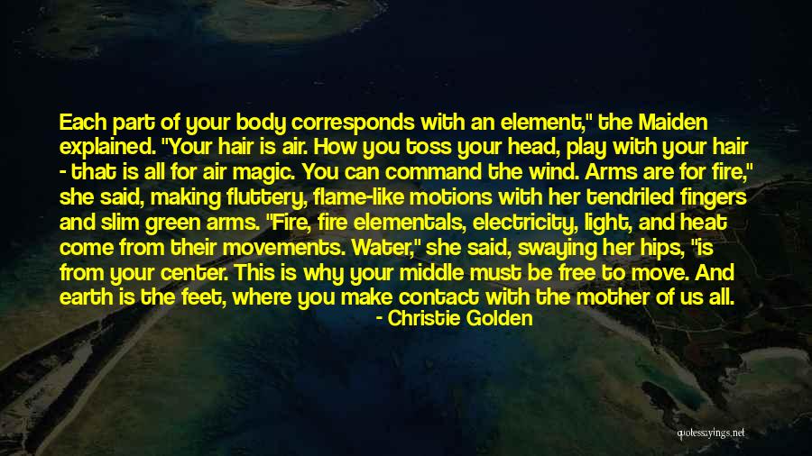 Water Like Fire Quotes By Christie Golden Water Like Fire Quotes By Christie Golden
