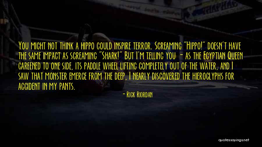 Water Monster Quotes By Rick Riordan Water Monster Quotes By Rick Riordan