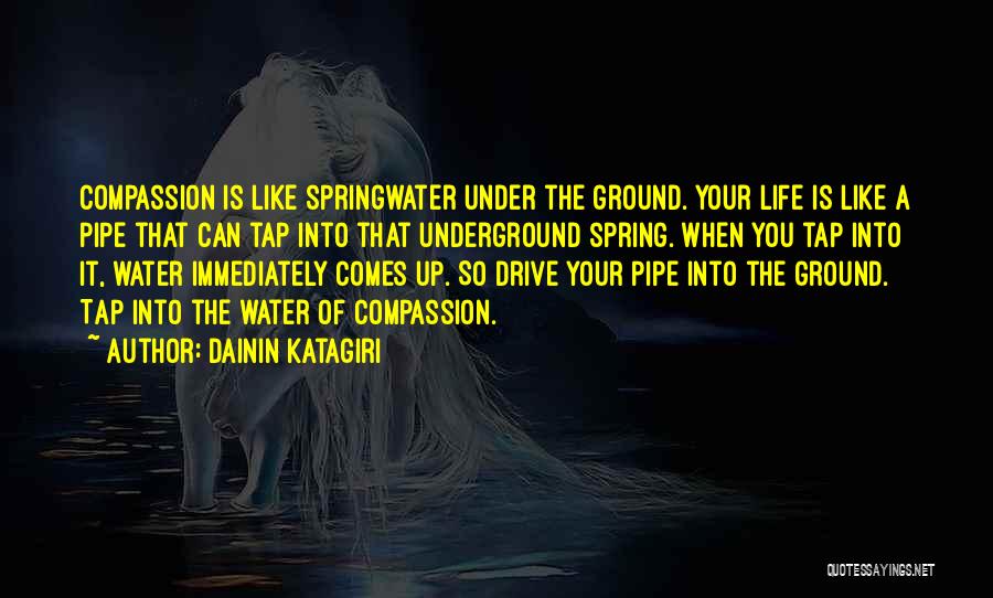 Water Pipe Quotes By Dainin Katagiri