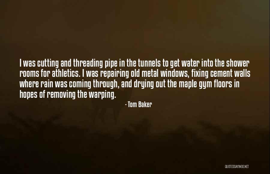 Water Pipe Quotes By Tom Baker