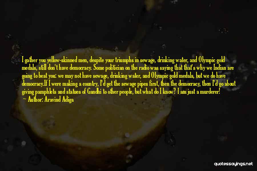 Water Pipes Quotes By Aravind Adiga