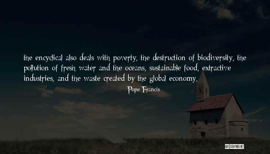 Water Pollution Quotes By Pope Francis