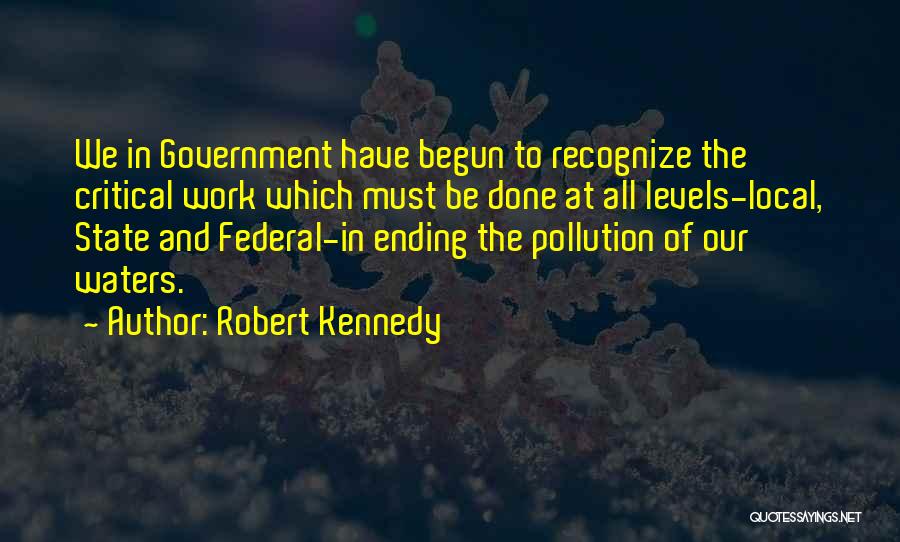 Water Pollution Quotes By Robert Kennedy