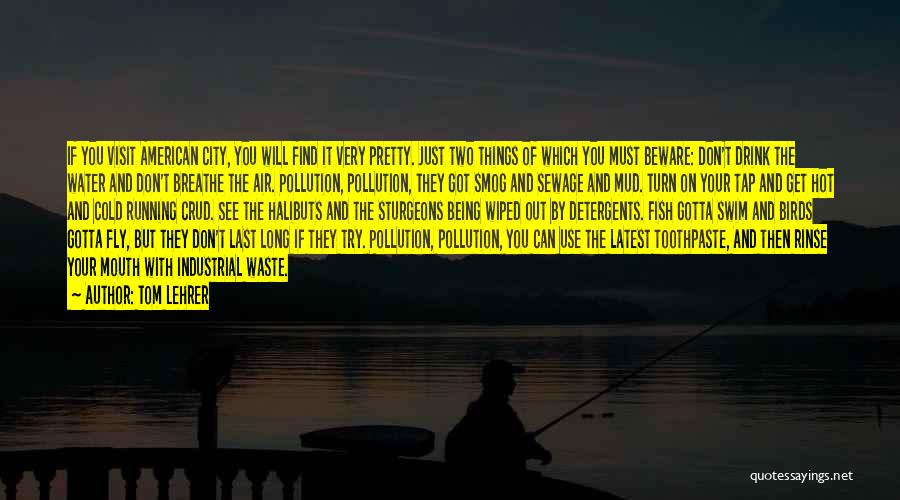 Water Pollution Quotes By Tom Lehrer