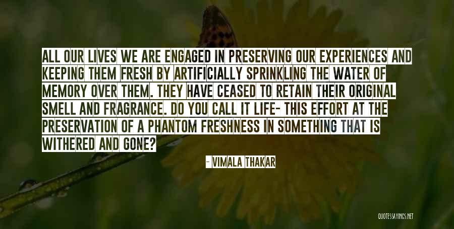 Water Preservation Quotes By Vimala Thakar Water Preservation Quotes By Vimala Thakar