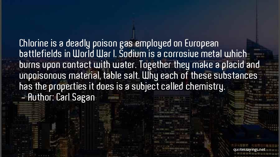 Water Properties Quotes By Carl Sagan