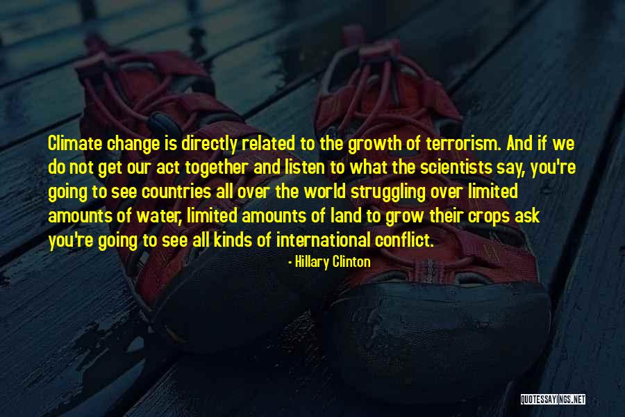 Water Related Quotes By Hillary Clinton Water Related Quotes By Hillary Clinton