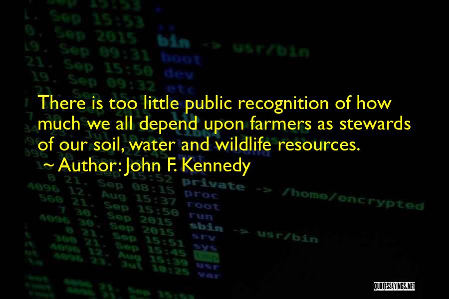 Water Resources Quotes By John F. Kennedy