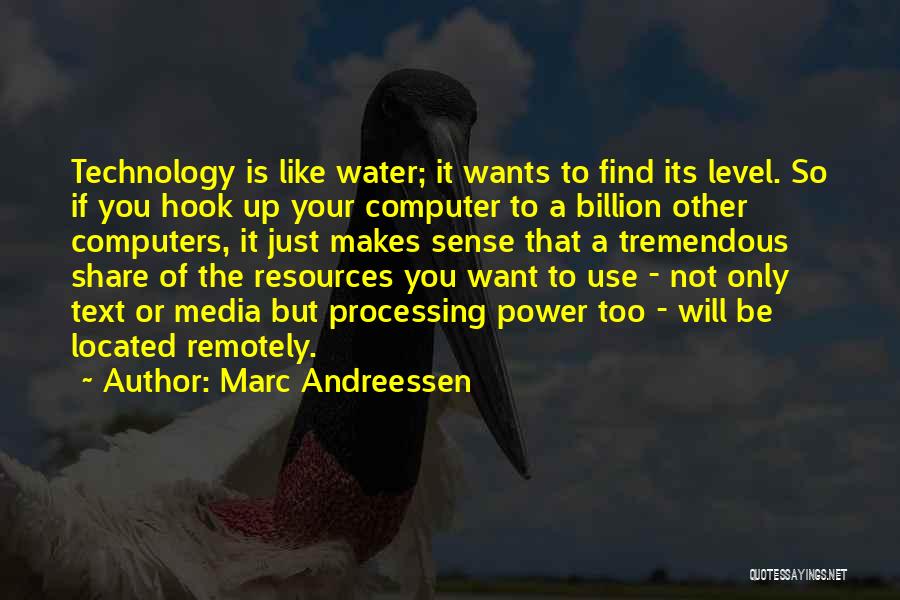 Water Resources Quotes By Marc Andreessen