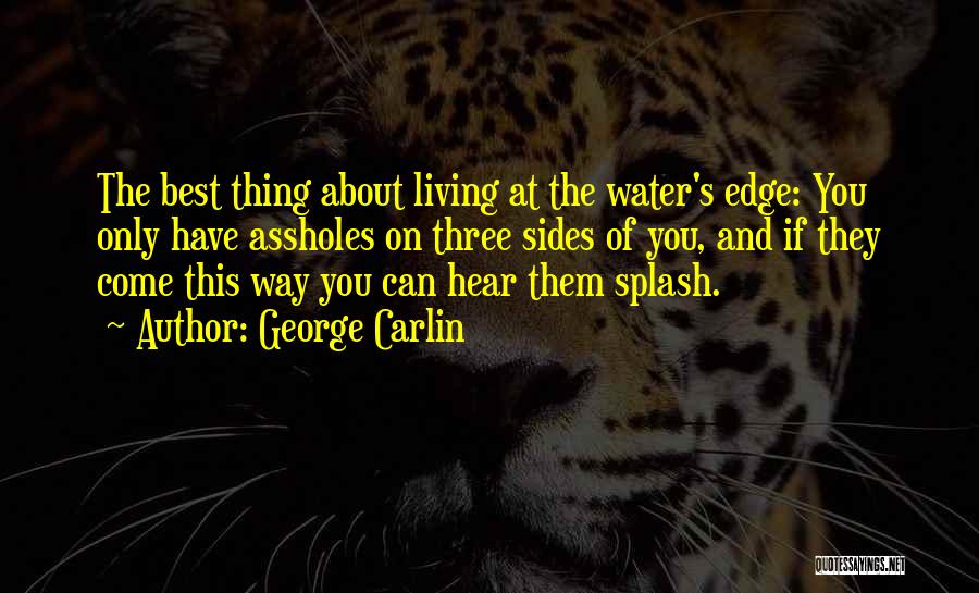 Water Splash Quotes By George Carlin