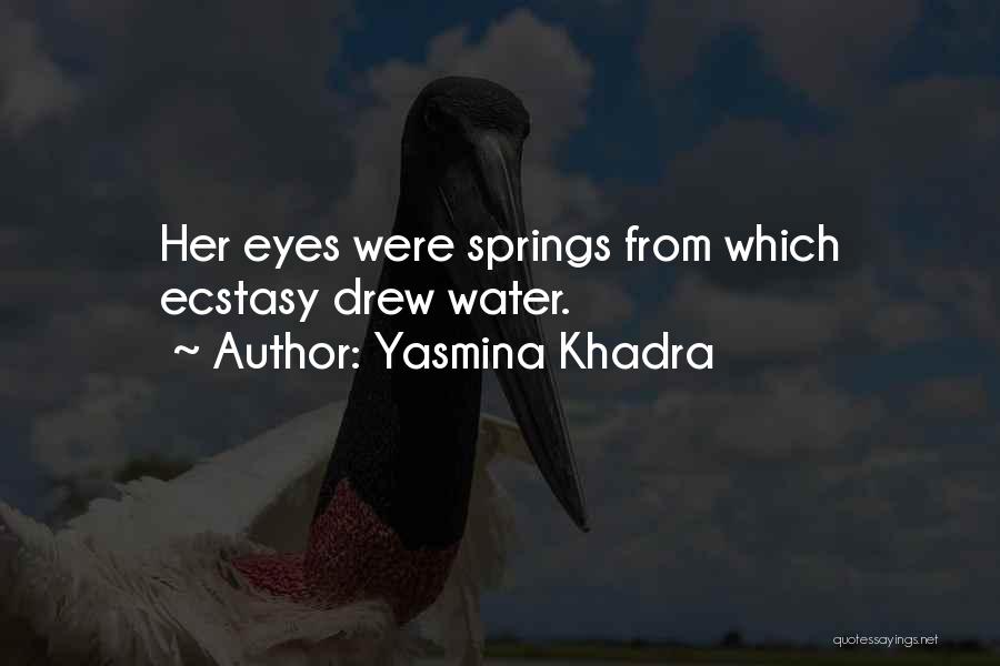 Water Springs Quotes By Yasmina Khadra