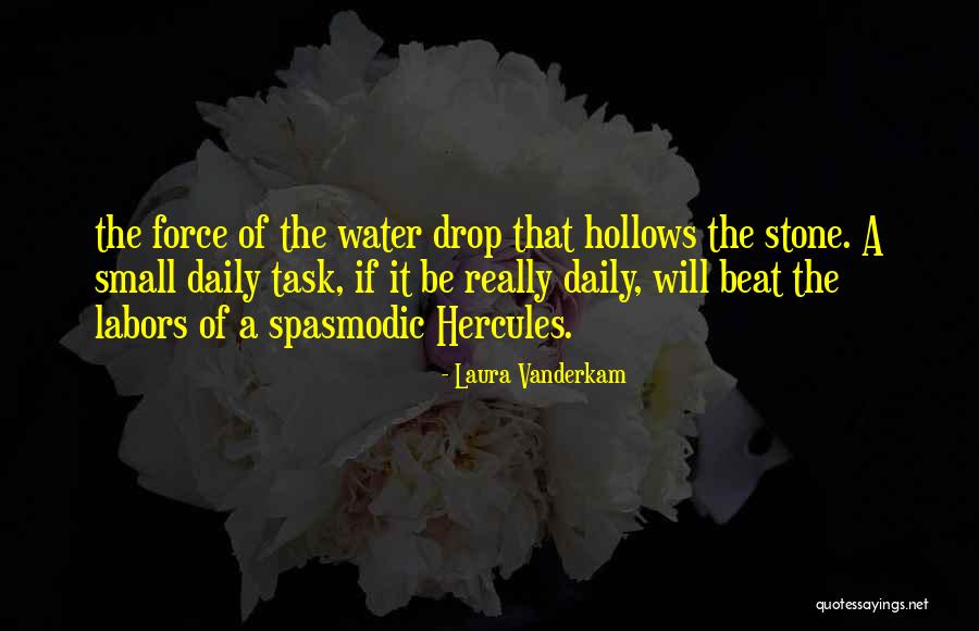 Water Stone Quotes By Laura Vanderkam