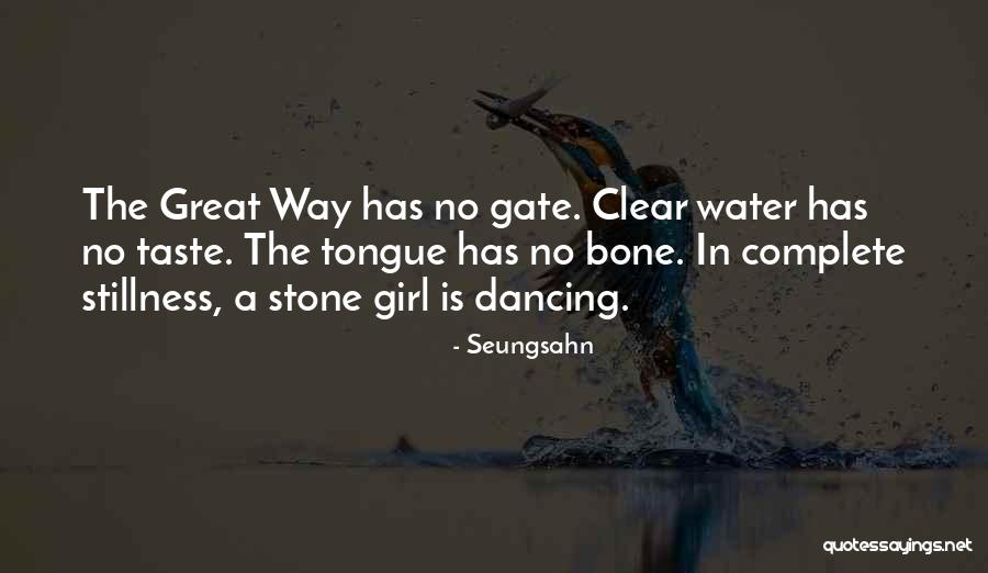 Water Stone Quotes By Seungsahn