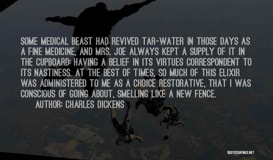 Water Supply Quotes By Charles Dickens