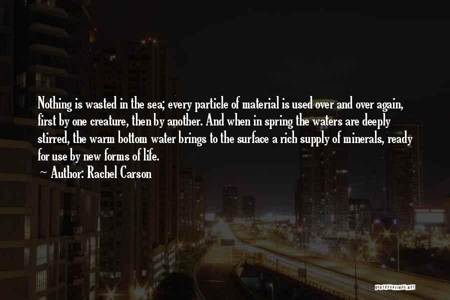 Water Supply Quotes By Rachel Carson
