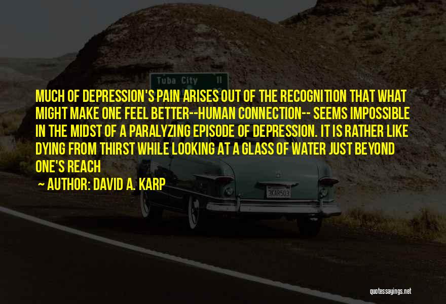 Water Thirst Quotes By David A. Karp