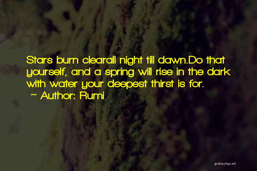 Water Thirst Quotes By Rumi
