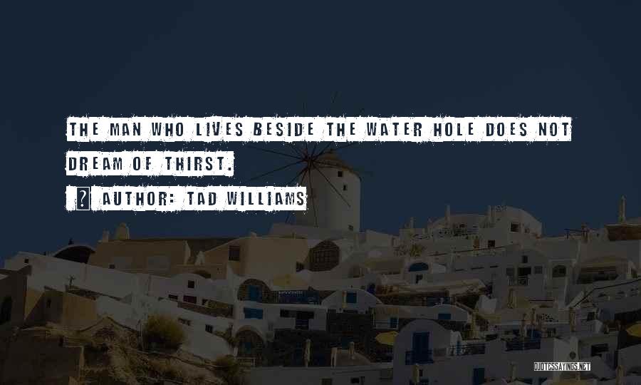 Water Thirst Quotes By Tad Williams