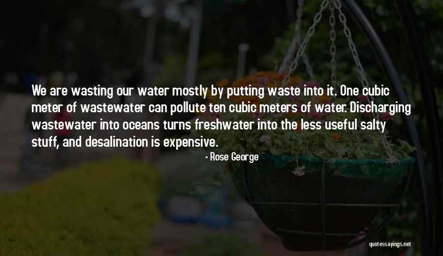 Water Wasting Quotes By Rose George Water Wasting Quotes By Rose George
