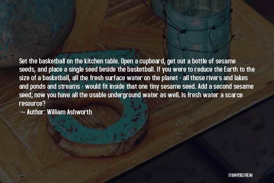 Water Well Quotes By William Ashworth