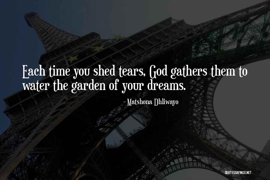 Water Your Garden Quotes By Matshona Dhliwayo