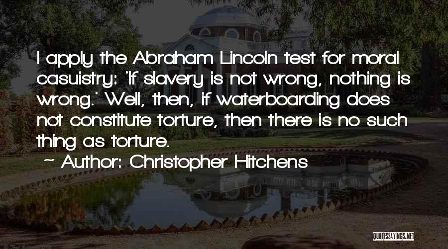 Waterboarding Quotes By Christopher Hitchens