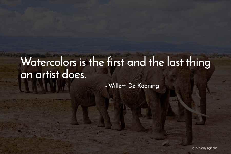 Watercolors With Quotes By Willem De Kooning Watercolors With Quotes By Willem De Kooning