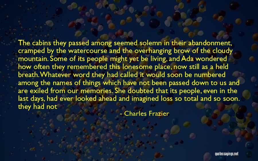 Watercourse Way Quotes By Charles Frazier Watercourse Way Quotes By Charles Frazier