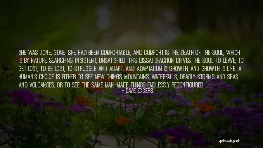 Waterfalls And Nature Quotes By Dave Eggers