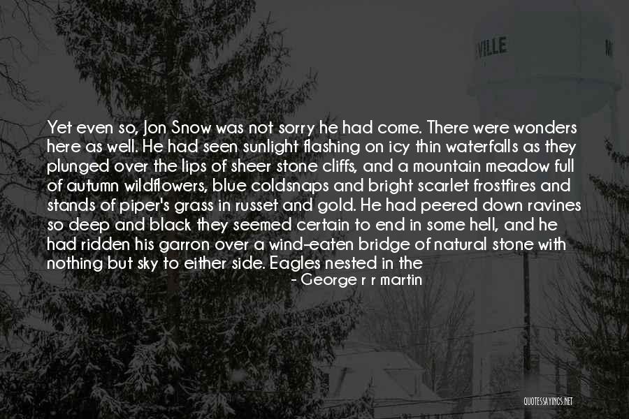 Waterfalls And Nature Quotes By George R R Martin Waterfalls And Nature Quotes By George R R Martin