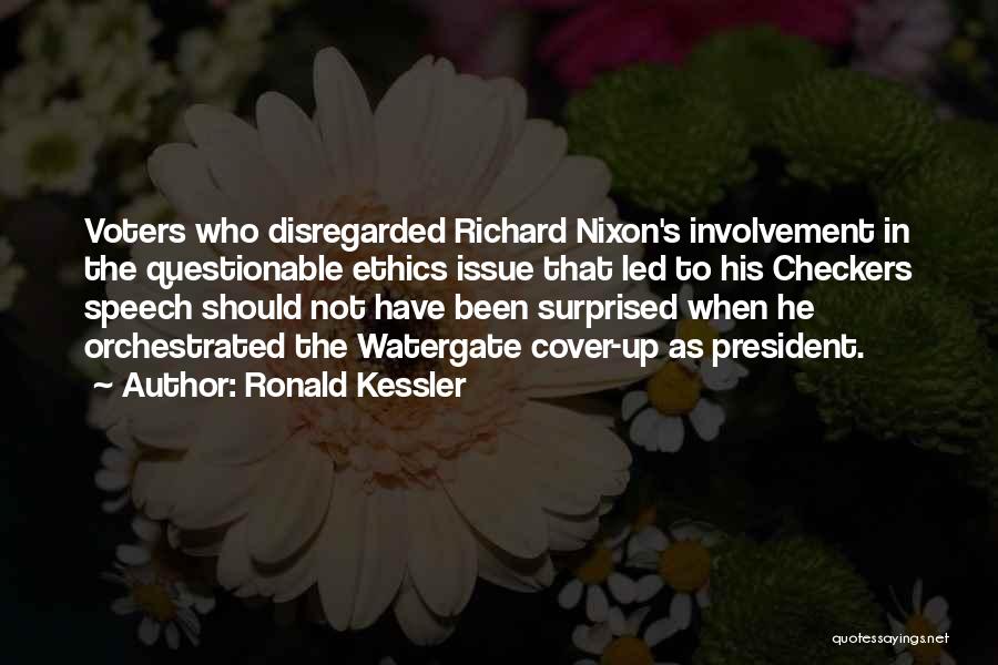 Watergate Cover Up Quotes By Ronald Kessler