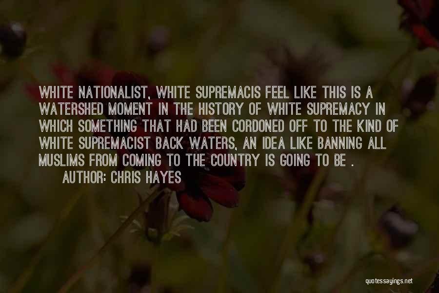 Watershed Quotes By Chris Hayes