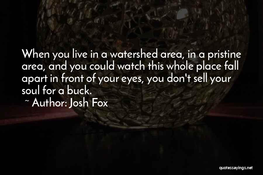 Watershed Quotes By Josh Fox