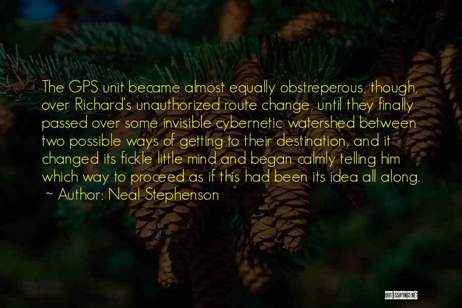 Watershed Quotes By Neal Stephenson