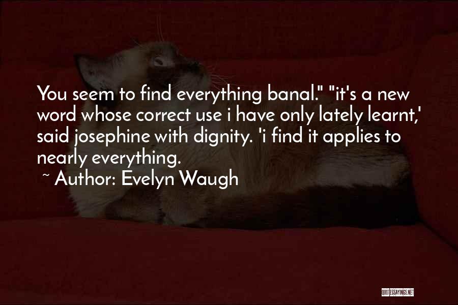 Waugh Evelyn Quotes By Evelyn Waugh