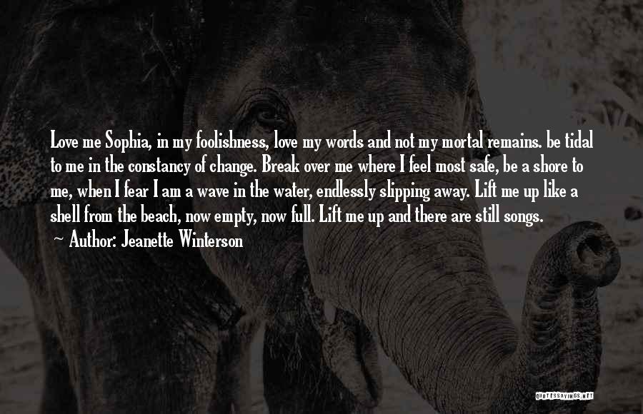 Wave Break Quotes By Jeanette Winterson