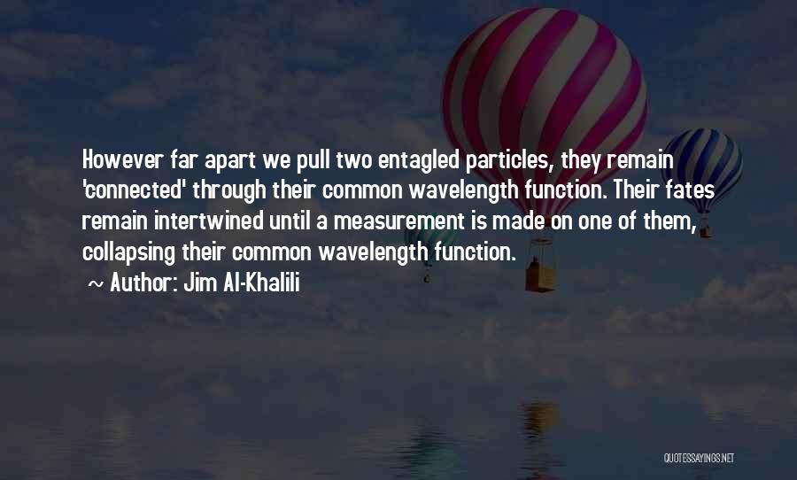 Wavelength Quotes By Jim Al-Khalili