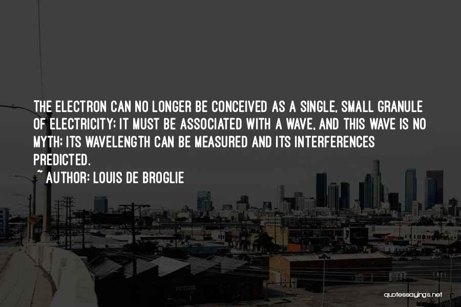 Wavelength Quotes By Louis De Broglie