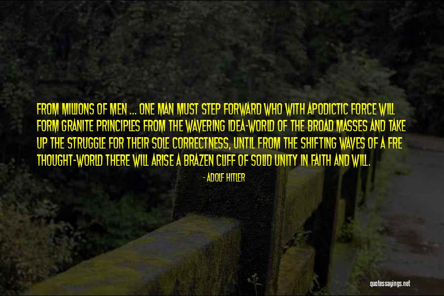 Wavering Faith Quotes By Adolf Hitler Wavering Faith Quotes By Adolf Hitler