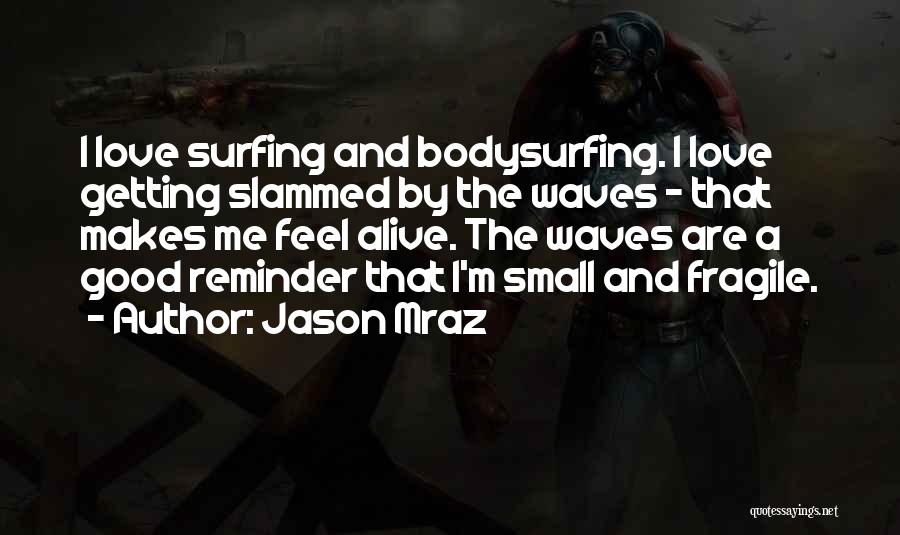 Waves And Surfing Quotes By Jason Mraz
